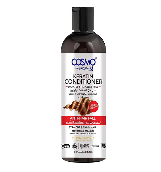 COSMO Hair Naturals Keratin Conditioner Anti-Hair Fall - 480 мл