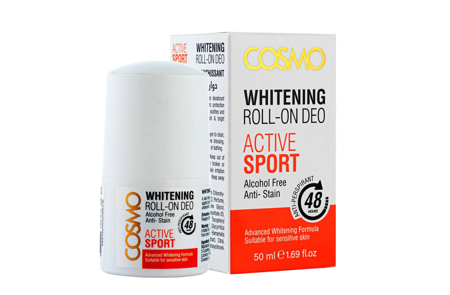 COSMO Active Sport Whitening Roll-On Deo